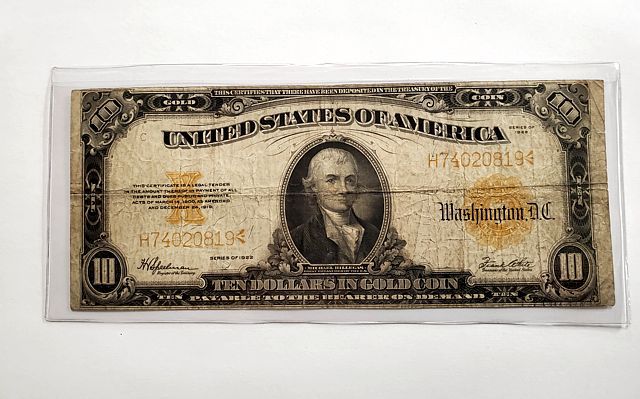 10-Dollar Gold Certificate
